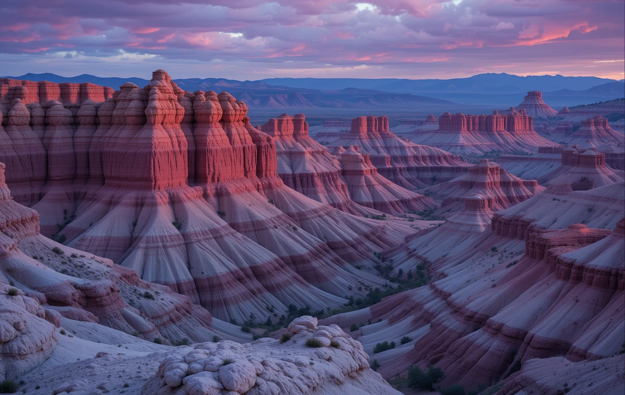 Canyon Sunset Overlayered Mesas My Store