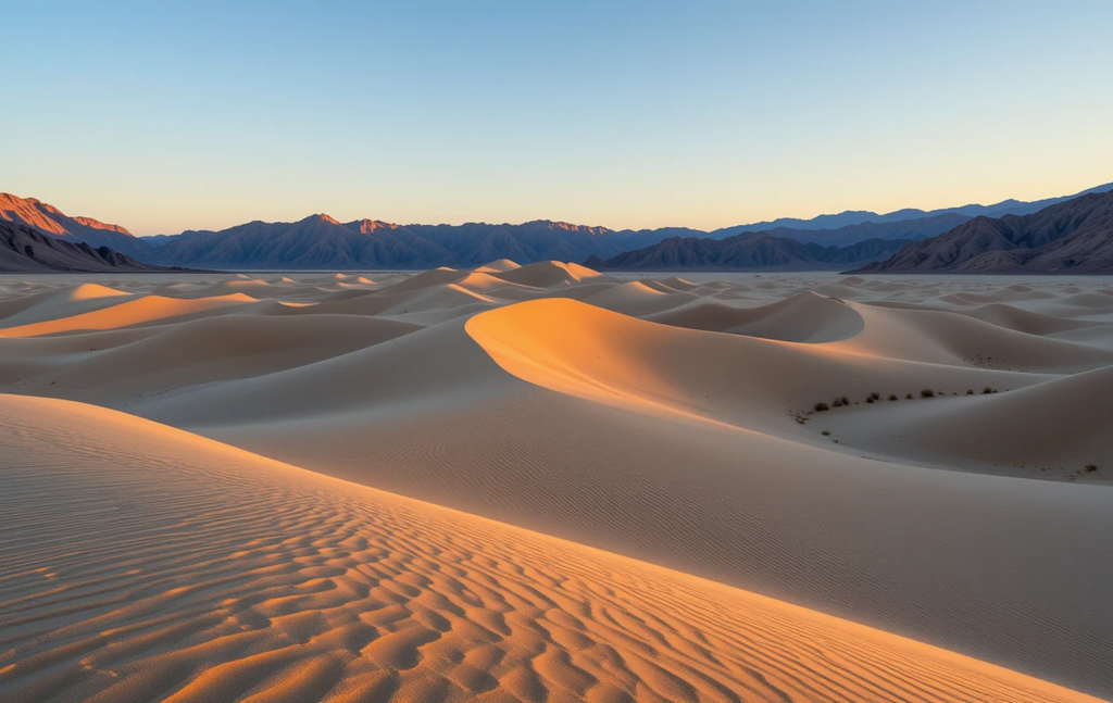 Golden Sand Dunes at Sunset My Store