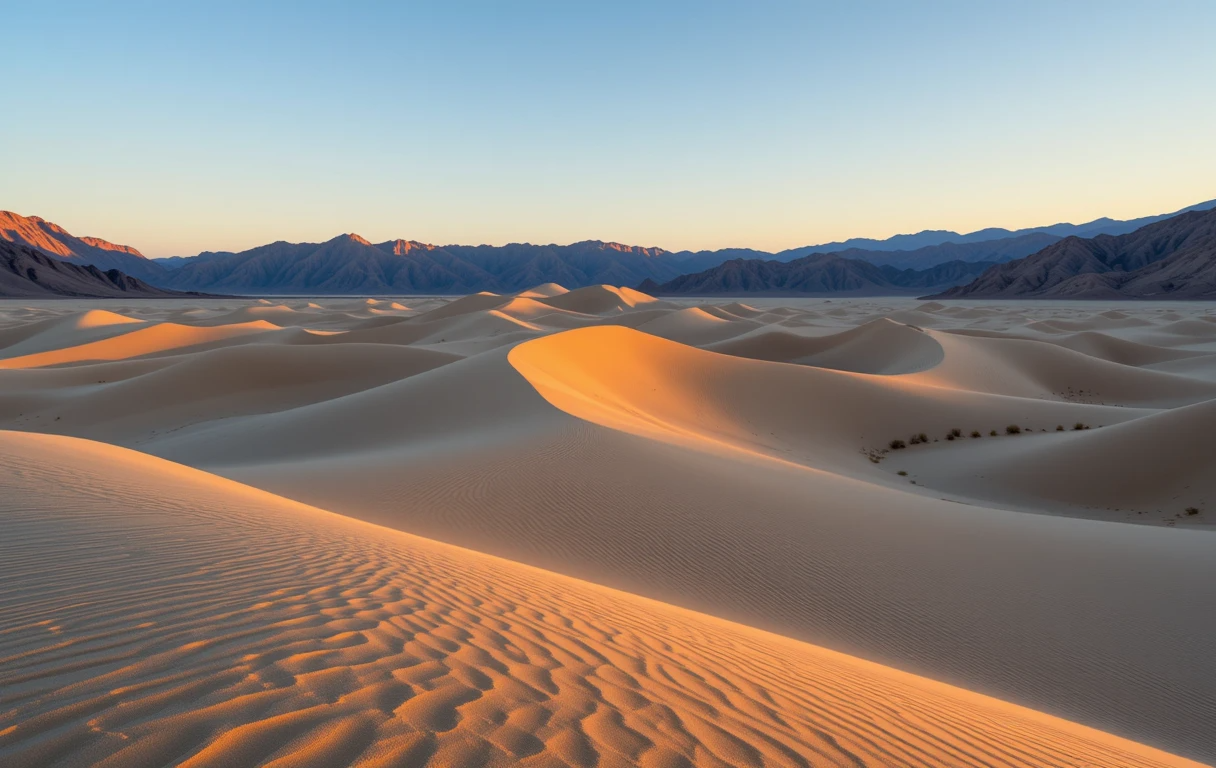 Golden Sand Dunes at Sunset My Store