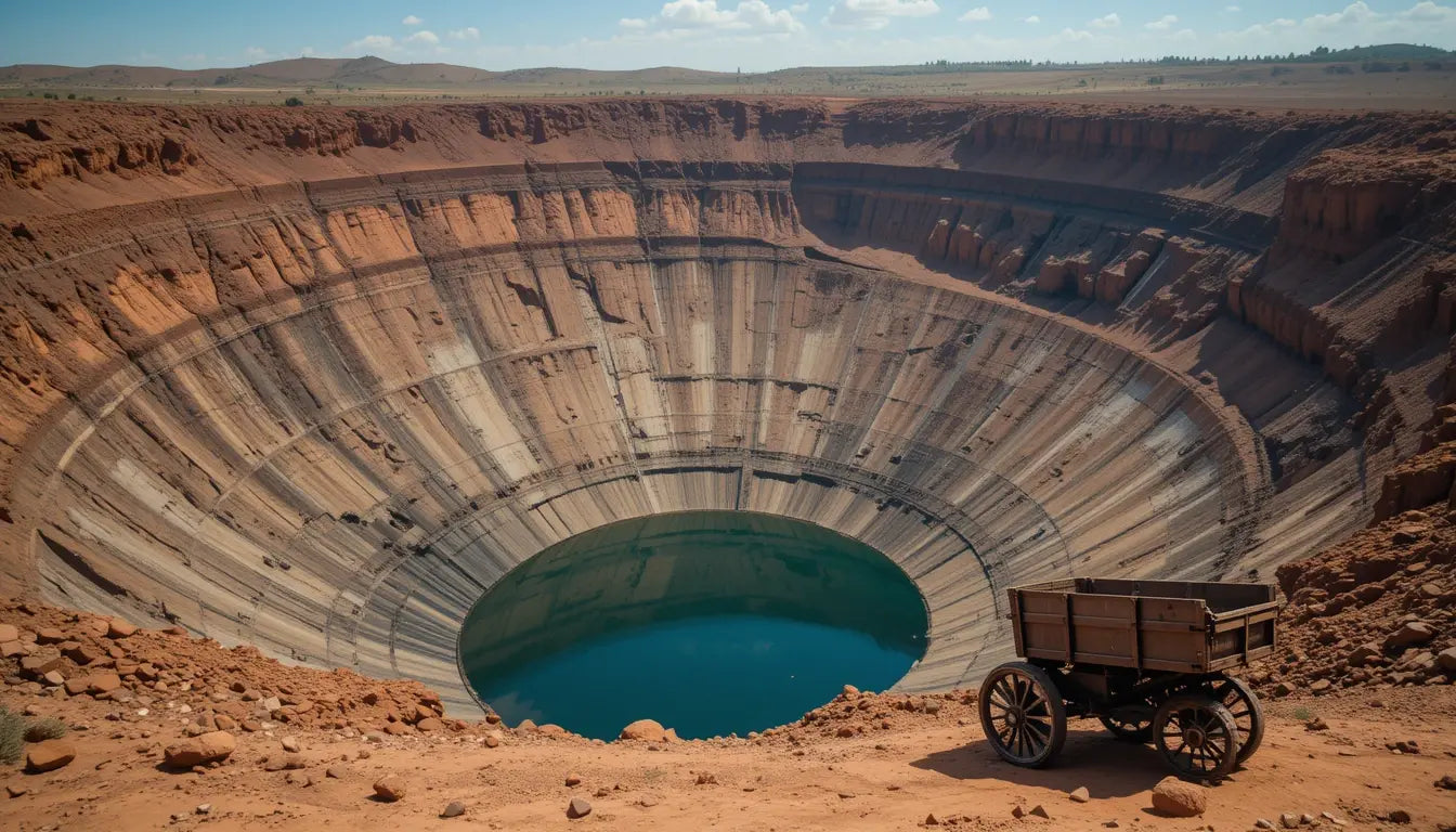 Crater Lake with Wooden Cart My Store