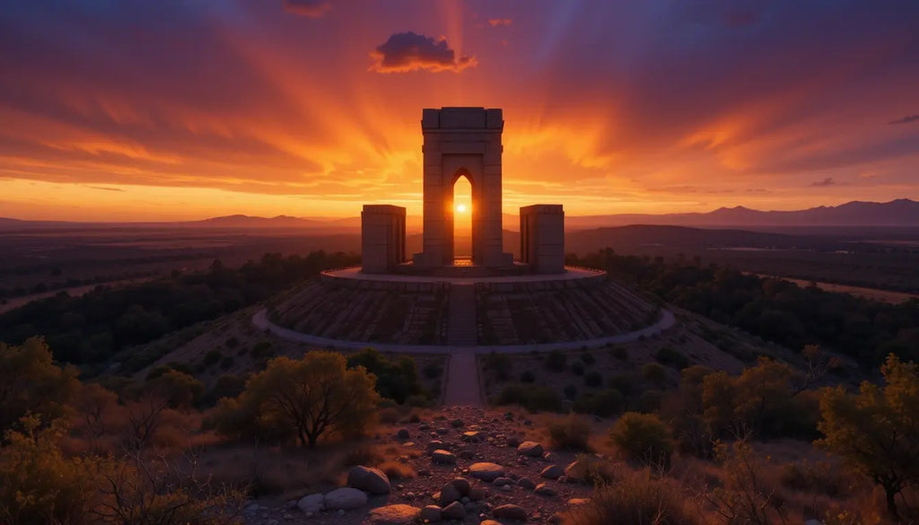 Monumental Sunset Arch Wall Art My Store