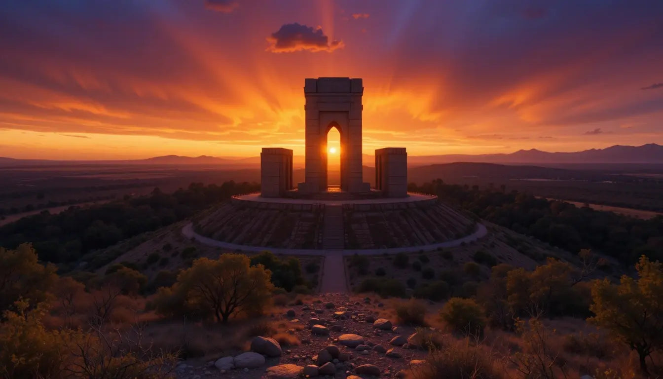 Monumental Sunset Arch Wall Art My Store