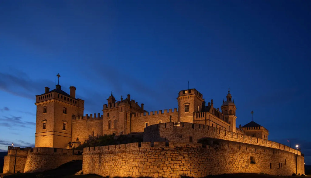 Majestic Medieval Castle Wall Art – Twilight Fortress Canvas My Store