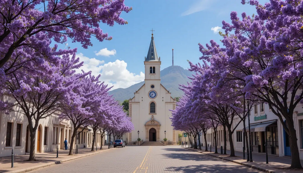 Purple Blossom Cathedral Street Art My Store