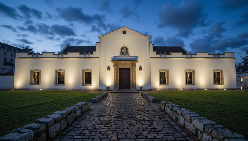 Classic Mansion at Dusk – Architectural Wall Print My Store
