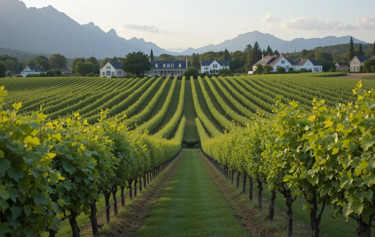 Serene Vineyard Landscape Art Print - My Store