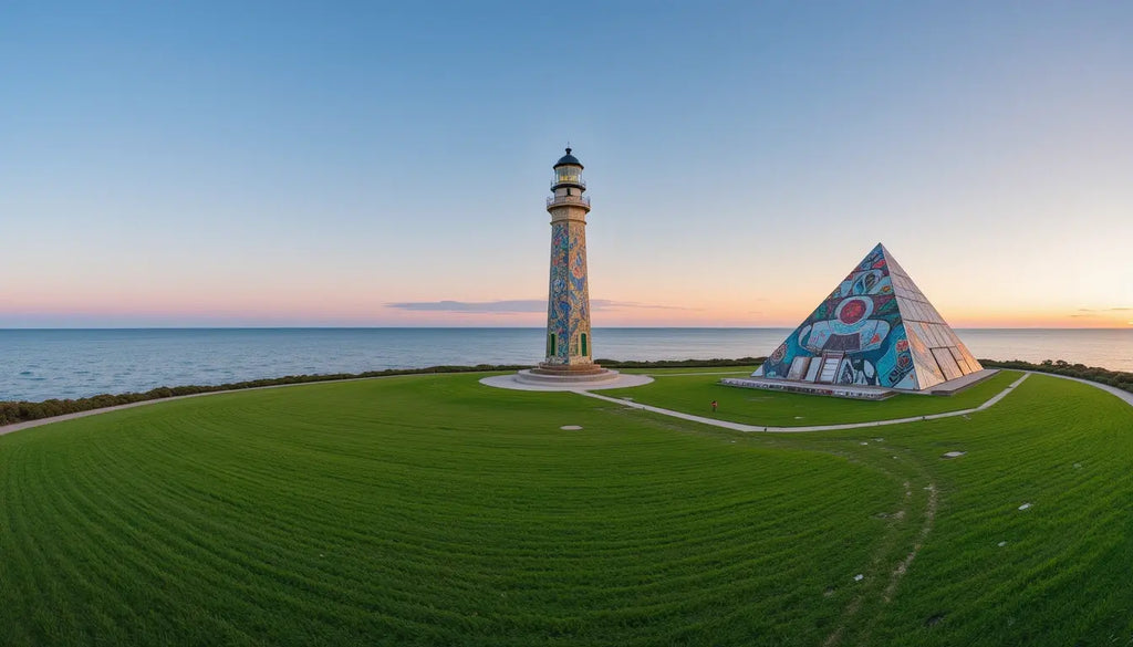 Early Morning Karachi Glow Wall Art My Store