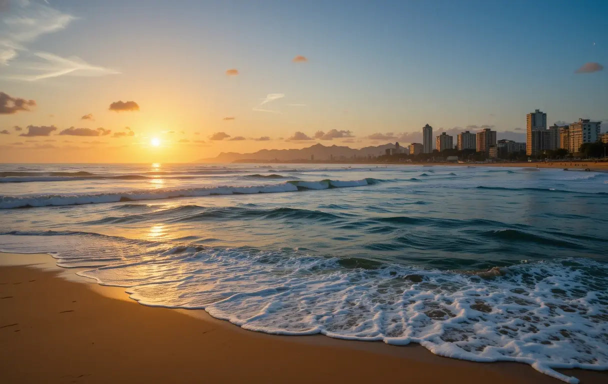 Sunrise Beach Art Print - Coastal Home Decor My Store