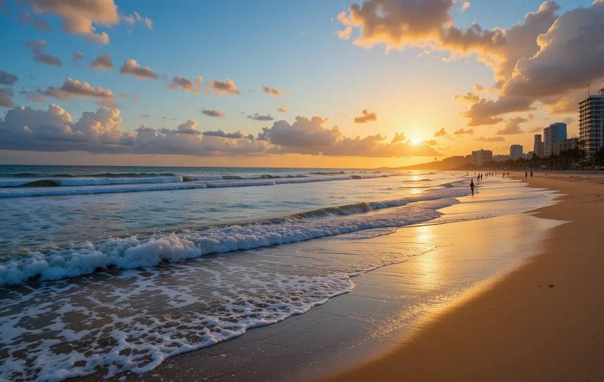 Sunrise Beach Art Print - Coastal Home Decor My Store