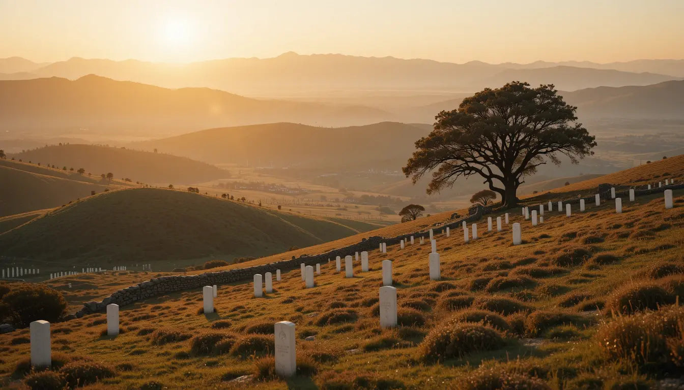 Peaceful Sunrise Graveyard My Store