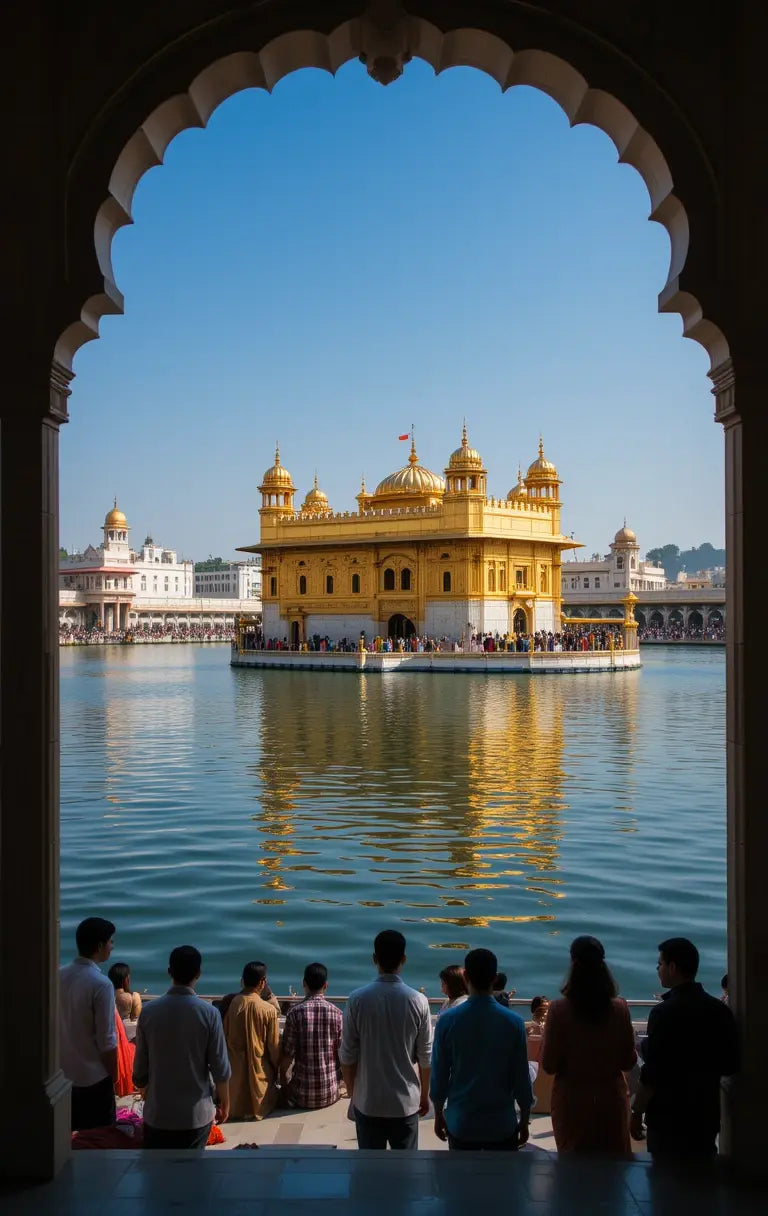 Golden Temple Amritsar Art Print - Spiritual Home Decor My Store