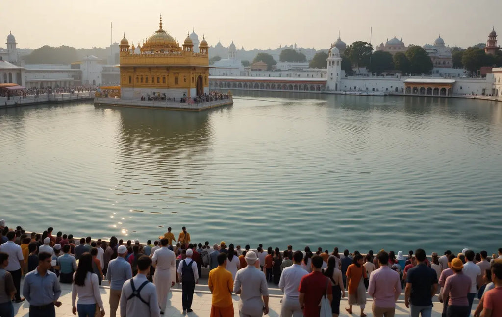 Golden Temple Amritsar Art Print - Spiritual Home Decor My Store