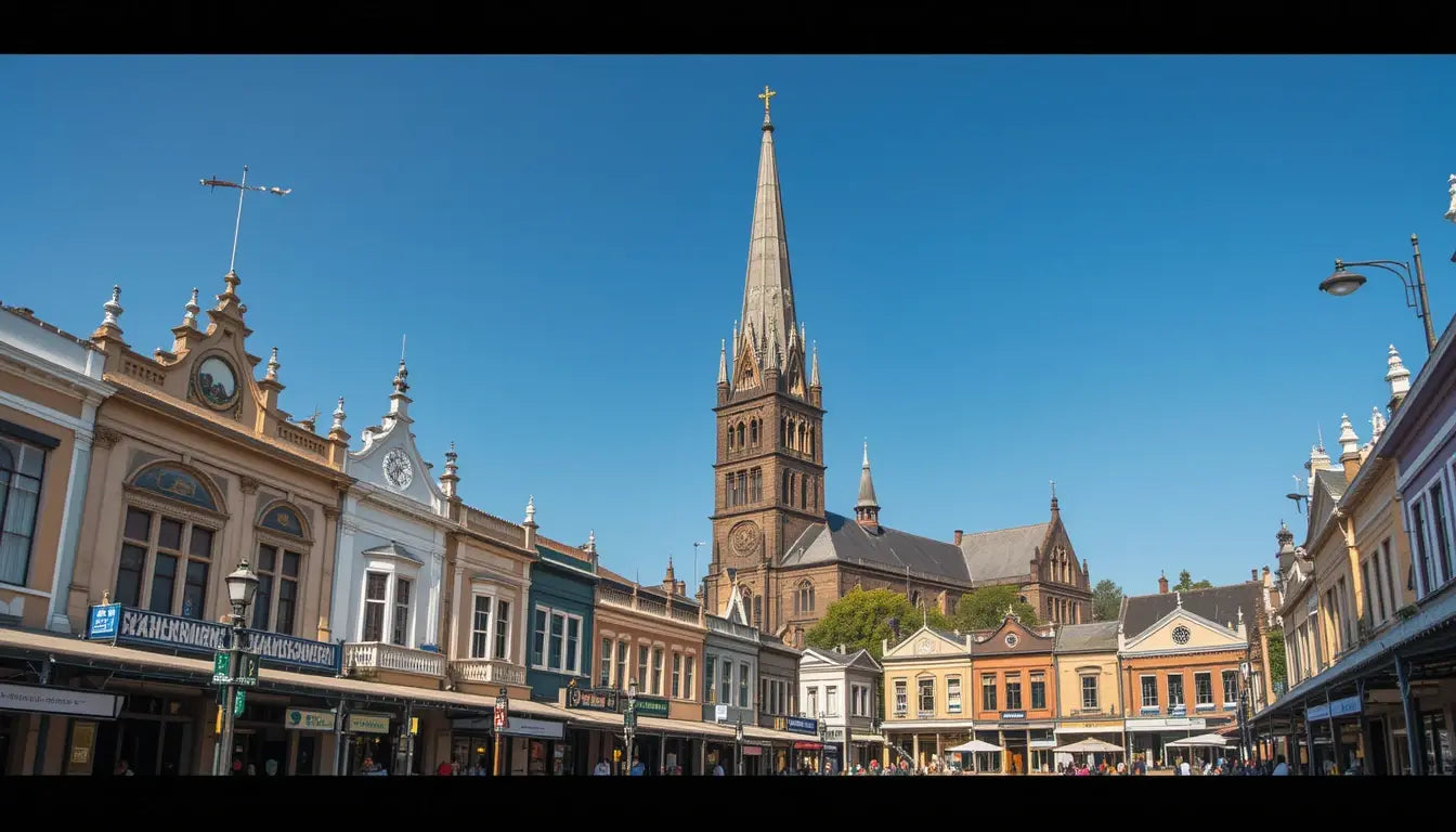 Historic Street Art Print - Urban Church Decor My Store