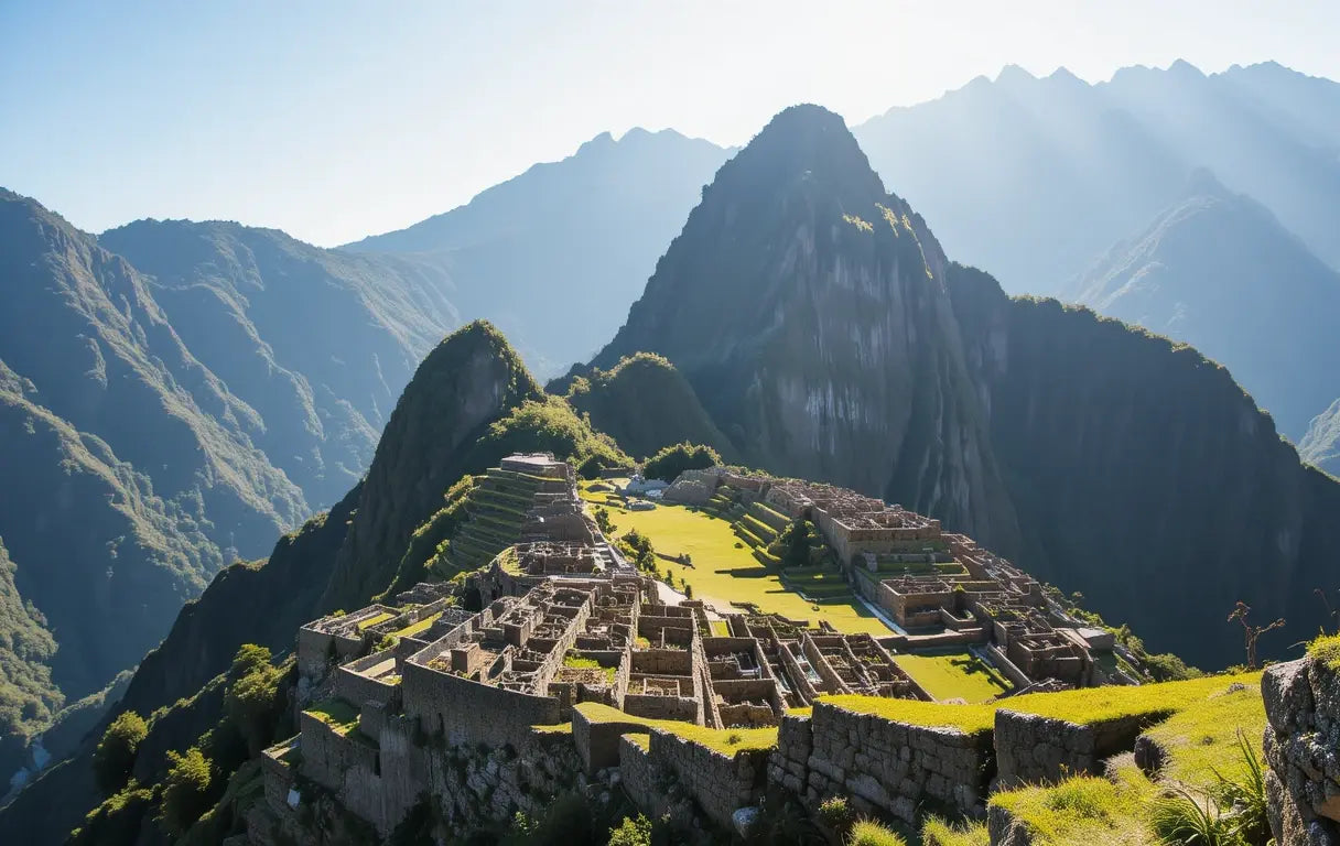 Mystical Mountain Ruins at Dawn My Store