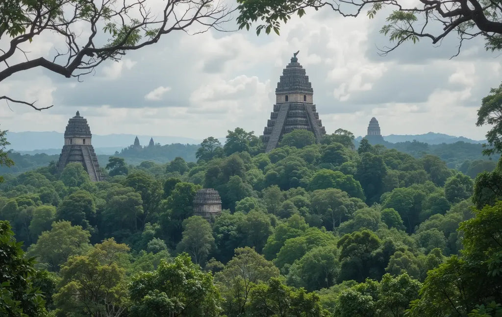 Ancient Jungle Pyramids Print My Store