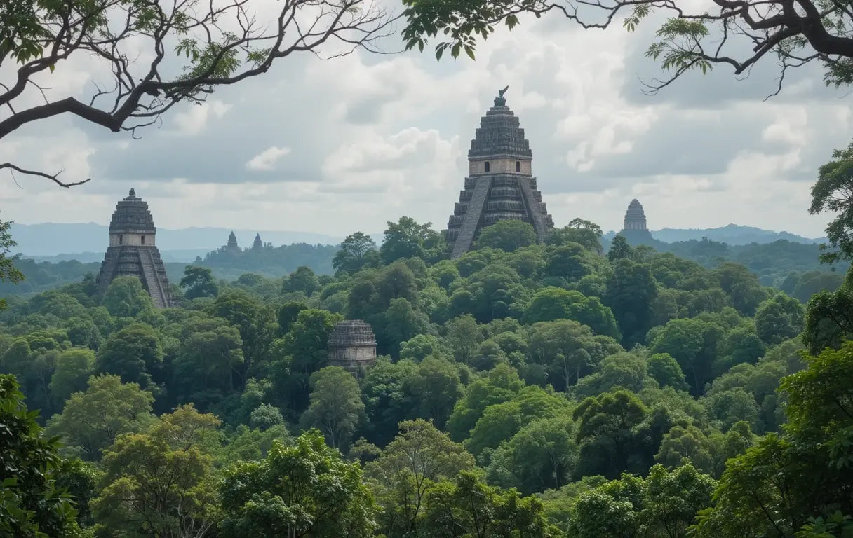 Ancient Jungle Pyramids Print My Store