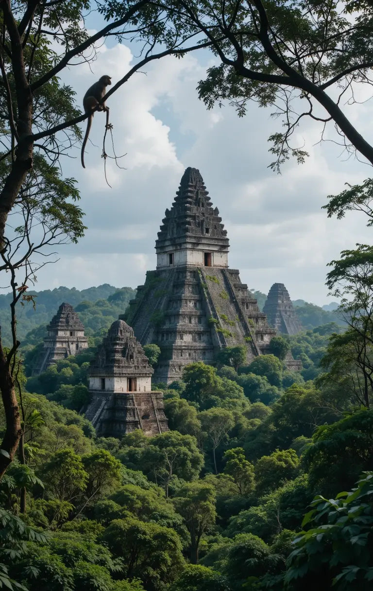 Ancient Jungle Pyramids Print My Store