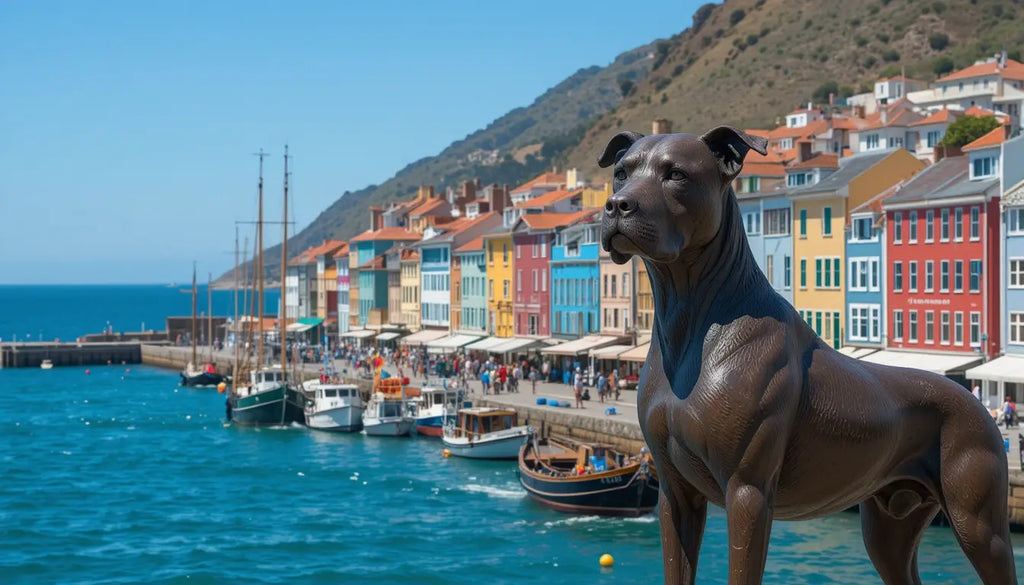 Harbor Dog Statue Art Print - Coastal Village Decor My Store