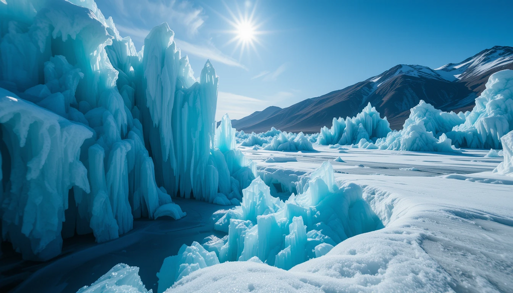 Frozen Ice Formation Art My Store