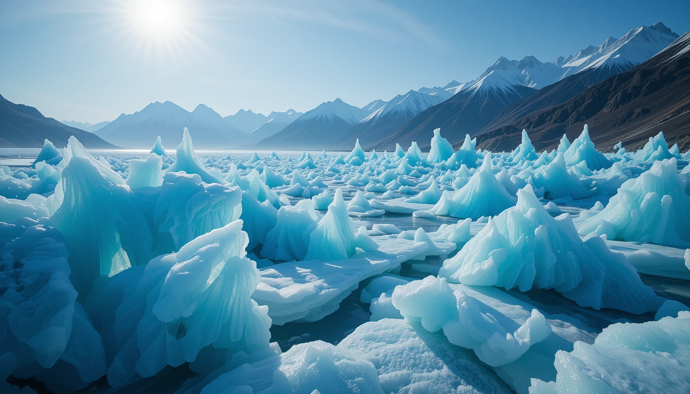 Frozen Ice Formation Art My Store