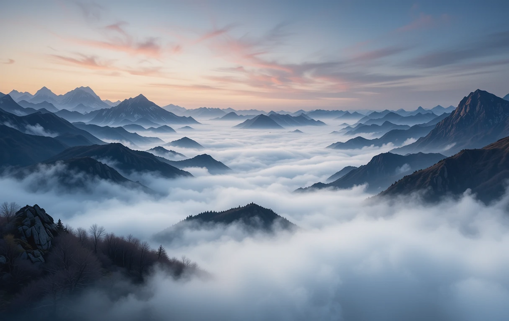 Majestic Icebergs Floating in Arctic Waters at Sunset My Store