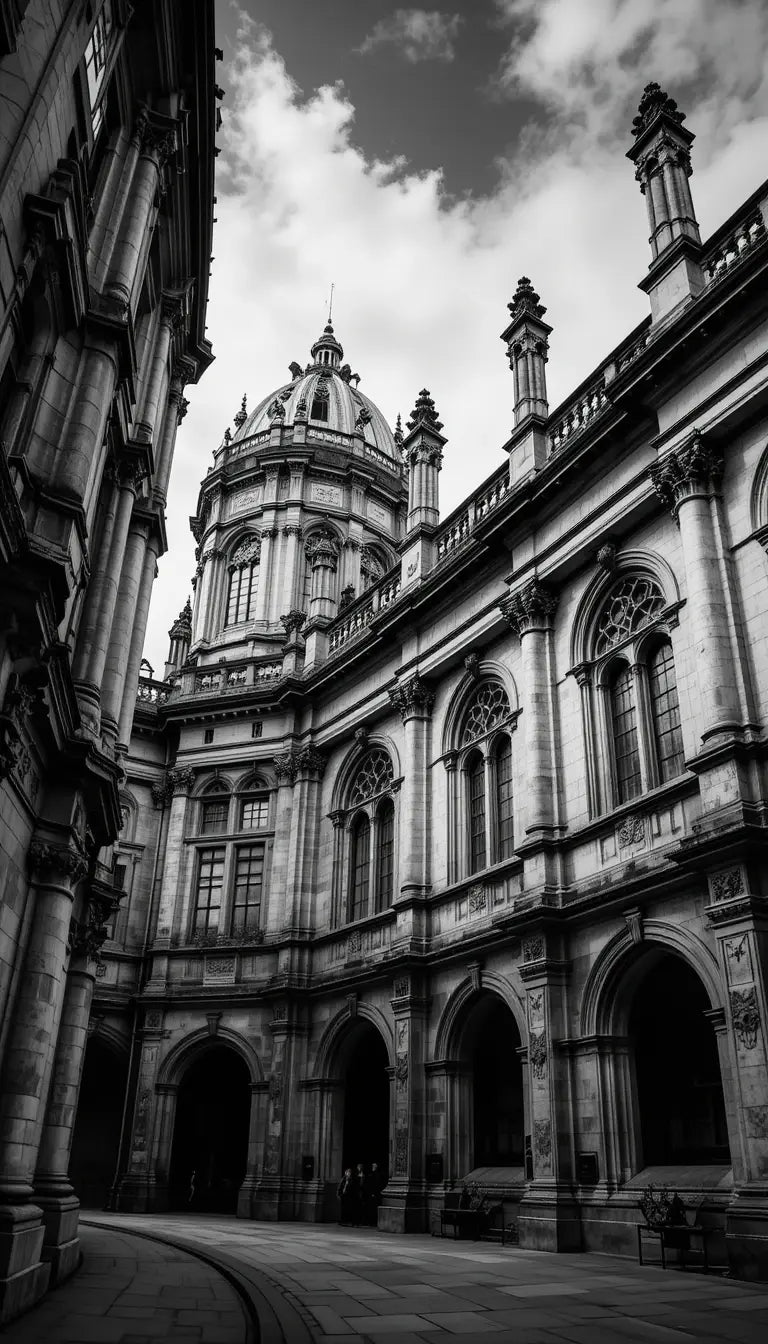 Historic Dome Architecture Photo - Monochrome My Store