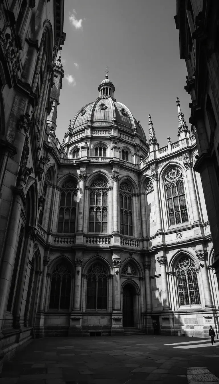 Historic Dome Architecture Photo - Monochrome My Store