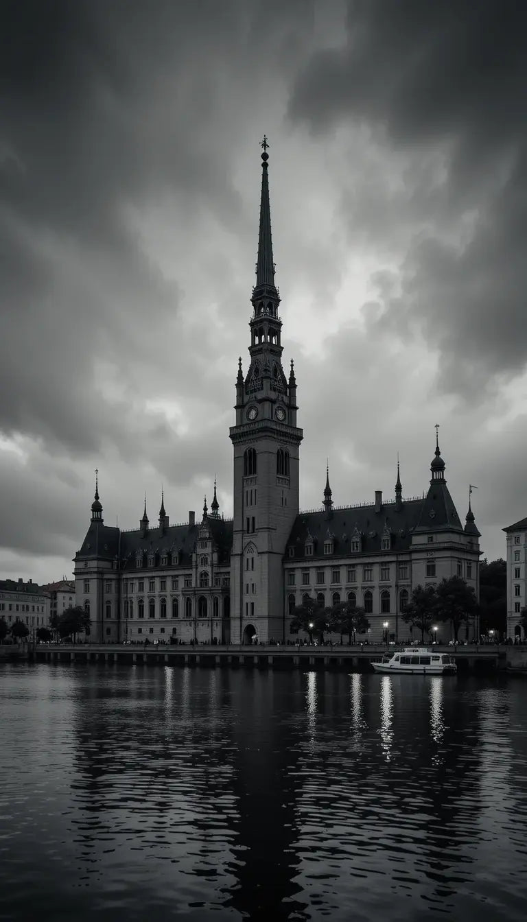 Milan Cathedral Gothic Art - Black & White My Store