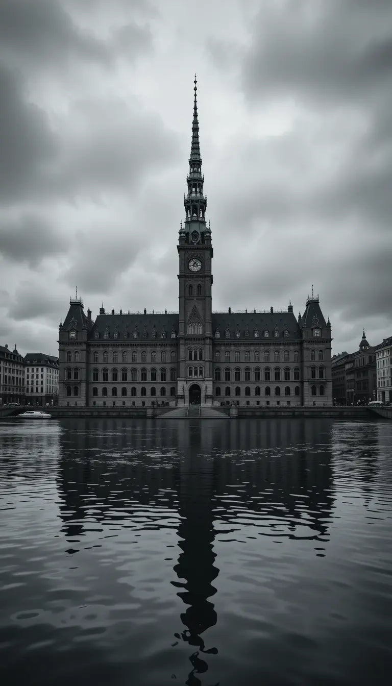 Milan Cathedral Gothic Art - Black & White My Store