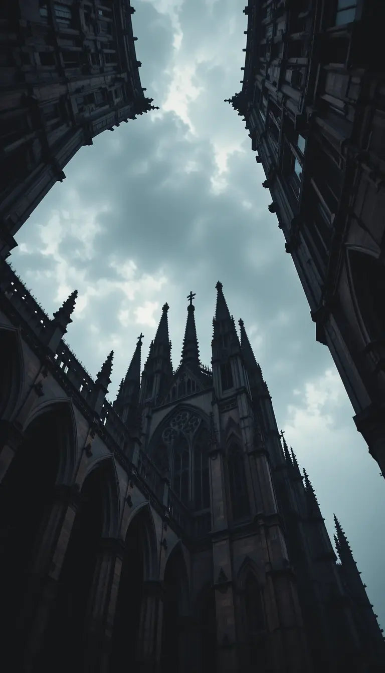 Gothic Cathedral Skyline Art - Dark Edition My Store