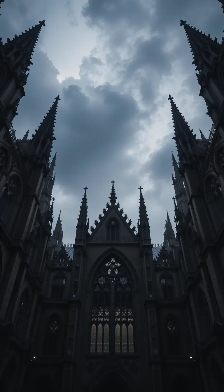 Gothic Cathedral Skyline Art - Dark Edition My Store