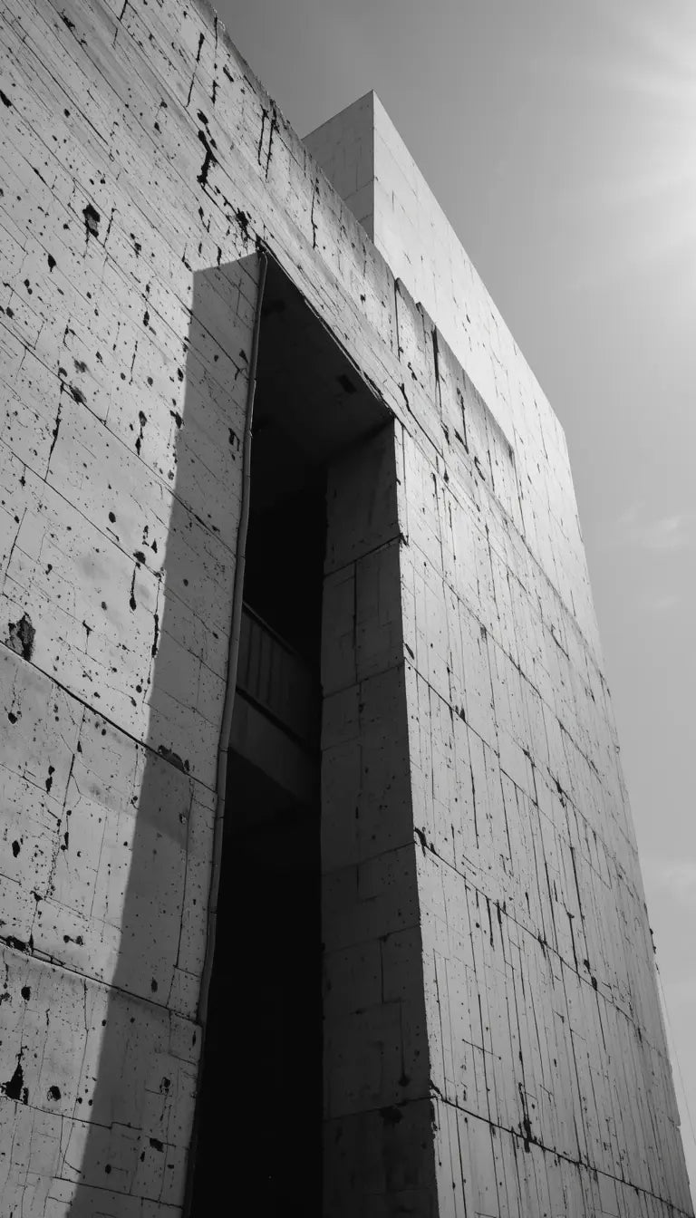 Abstract Concrete Architecture Photo - Monochrome My Store