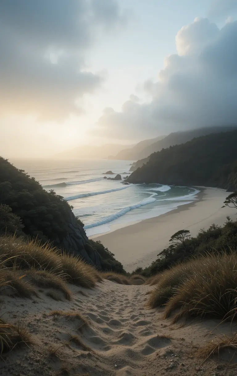 Beach with Path and Waves My Store