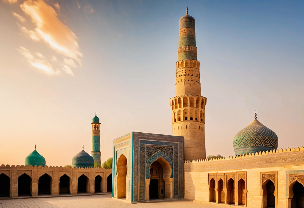 Dramatic Golden-Domed Cathedral Under Stormy Sky in Historic City