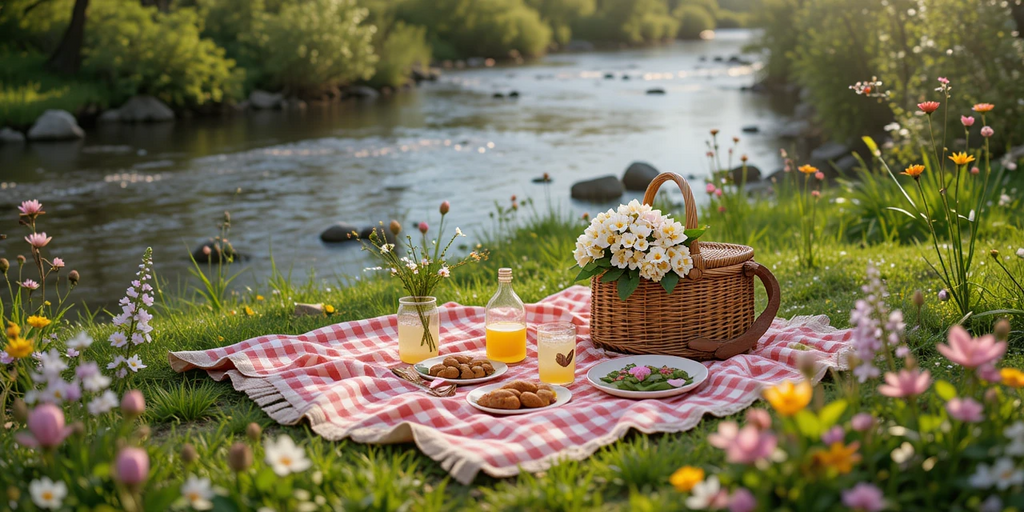 "Romantic Outdoor Wedding Setup with Floral Arch" My Store